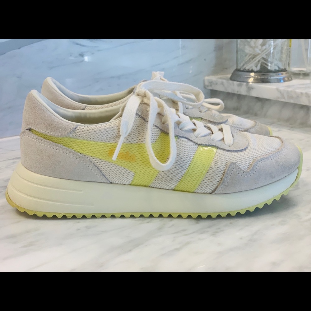 GOLA sneaker white with neon yellow/green